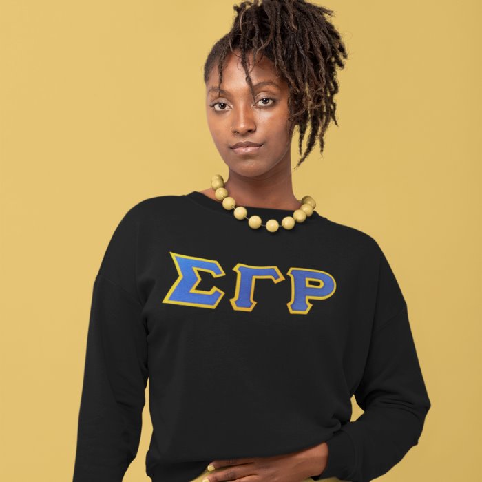 Sigma Gamma Rho Letters Sweatshirt 3144