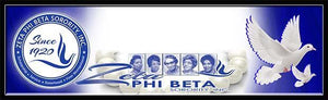 Zeta Phi Beta Custom Print with Frame - Customized