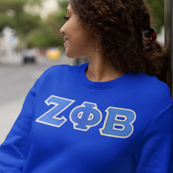Zeta Phi Beta Letters Sweatshirt - Main Image